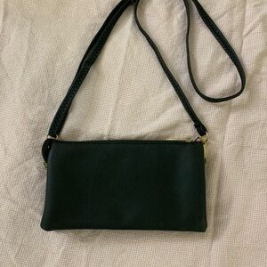 Small black shoulder purse
